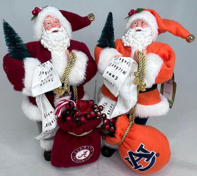 Auburn and Alabama Santas