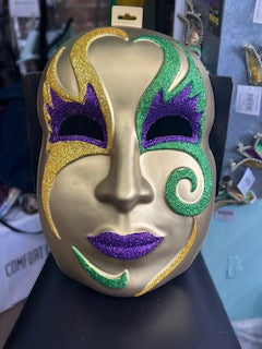 3D Mardi Gras Decor Mask