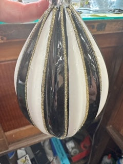 Gilded Stripe Ornament