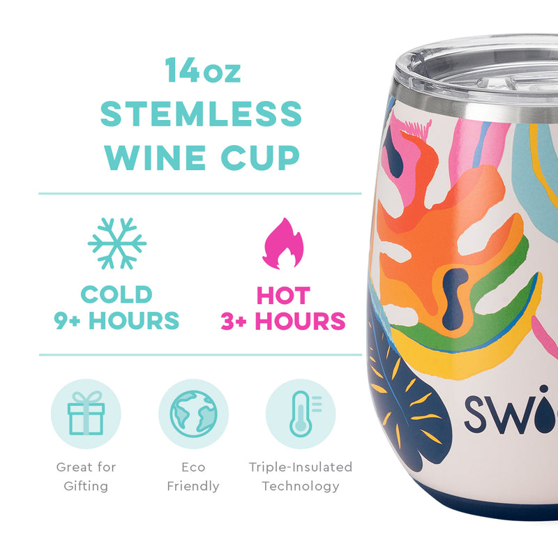 Swig Calypso Stemless Wine Cup (14 oz)