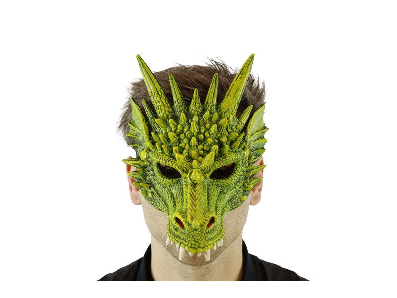 Super Soft Green Dragon Mask