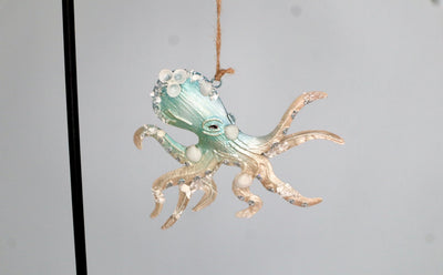 Octopus w/Shells Ornament
