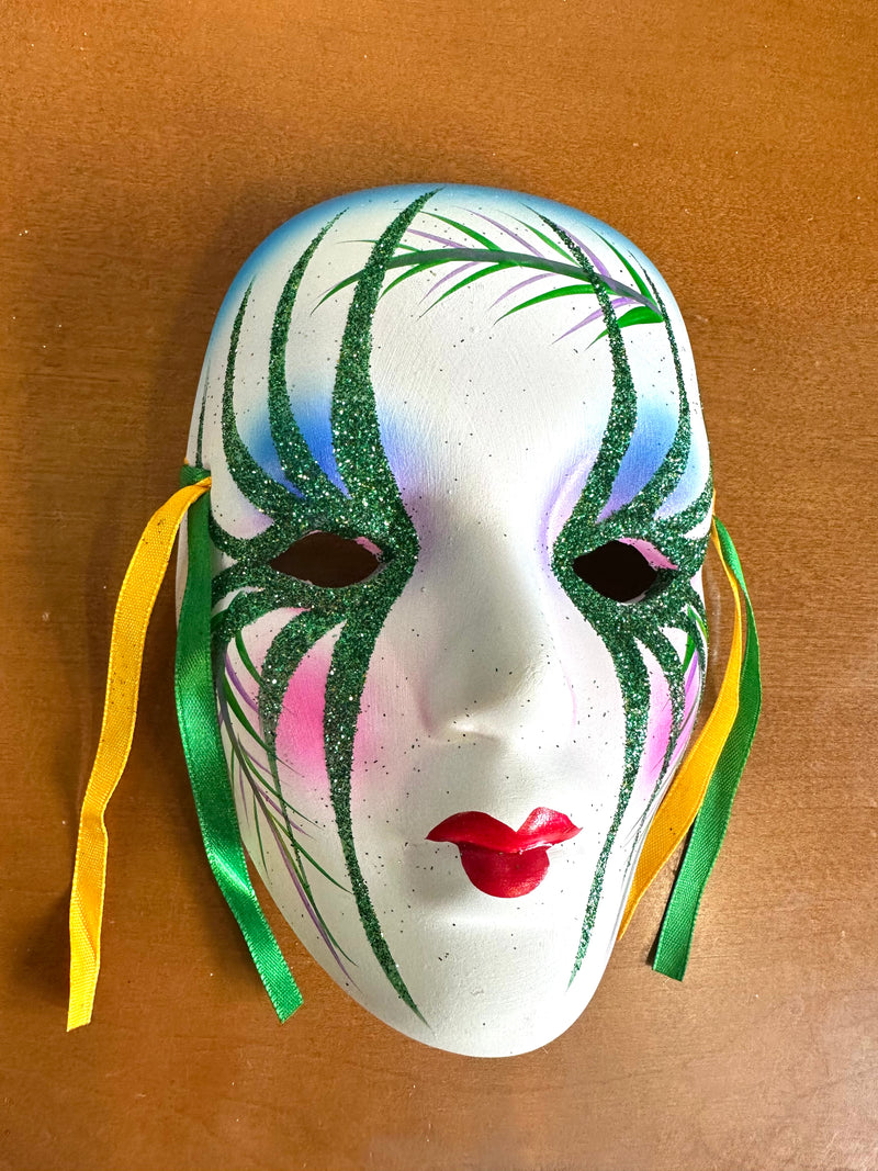 Small Ceramic Masquerade Wall Mask