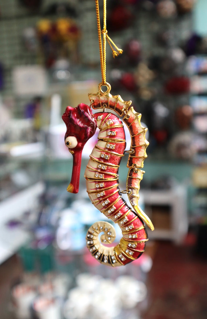 Articulated Seahorse Ornament