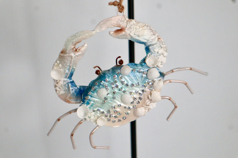 Crab w/Shells Ornament