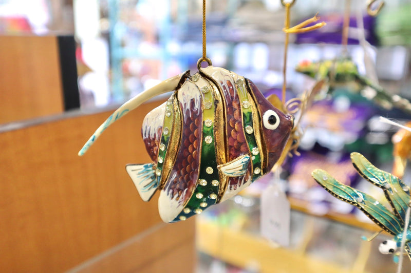 Articulated Fish Ornament (Purple)