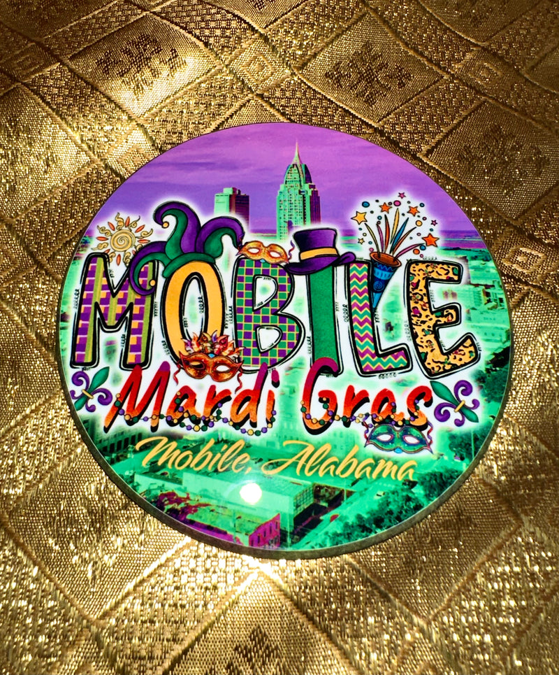Mobile Mardi Gras Magnet