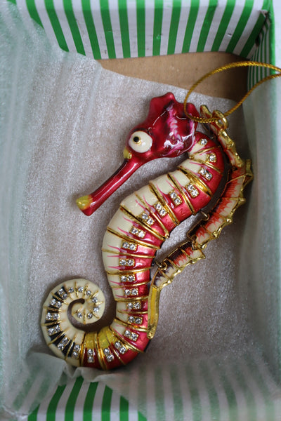 Articulated Seahorse Ornament
