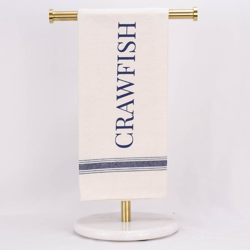 Crawfish Hand Towel Cream/Navy