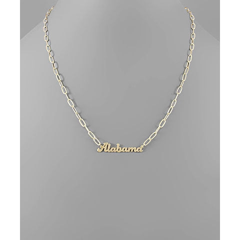 Alabama Chain Necklace
