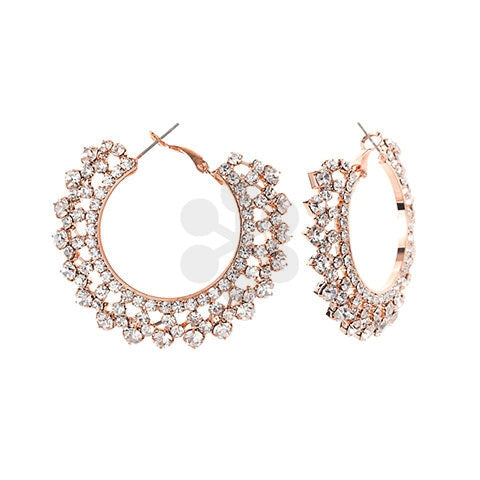 Crystal Lace Hoops