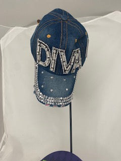 Ladies Hat "DIVA" w/ Stones