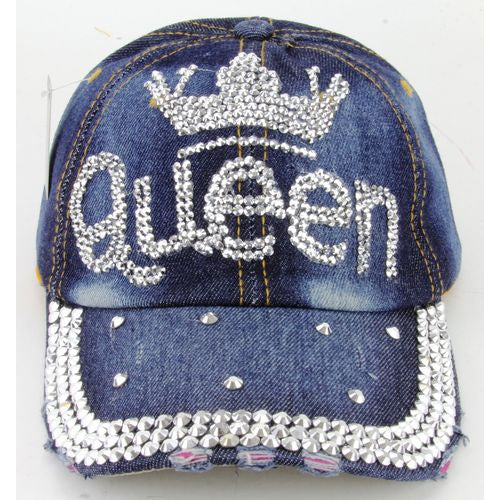 Ladies Denim Queen Hat