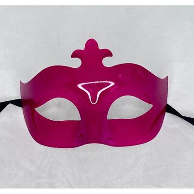 High-gloss mask with fleur top