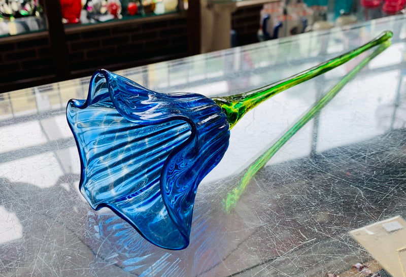 Glass Flower (Royal Blue)