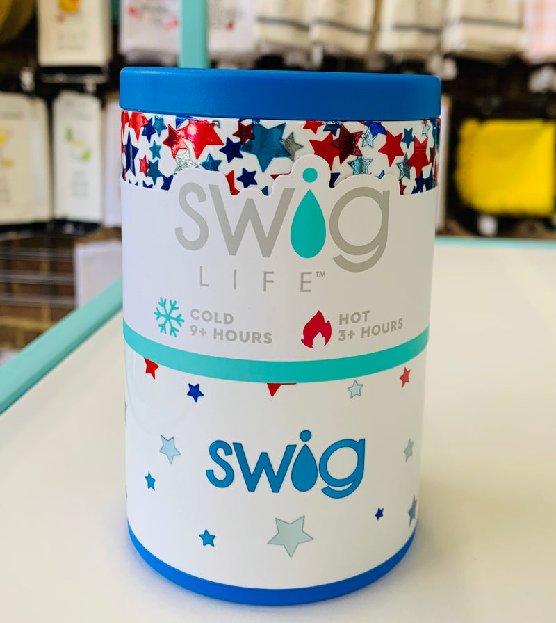 Swig Star Spangled Can + Bottle Cooler (12 oz)
