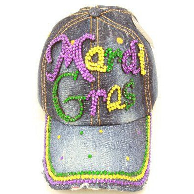 Mardi Gras Letters Hat