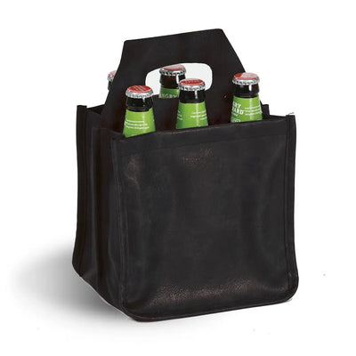 Leather insulated beer carry