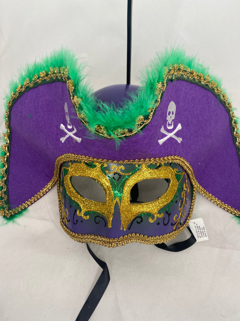 Lady Pirate Mardi Gras Mask