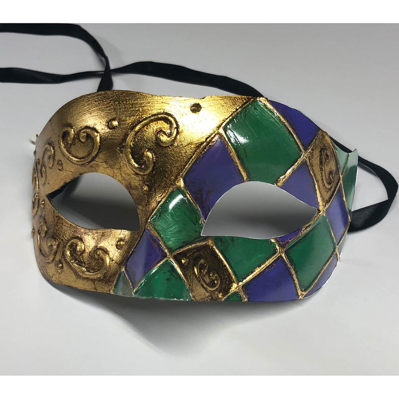 Mask venetian Harlequin Mardi Gras