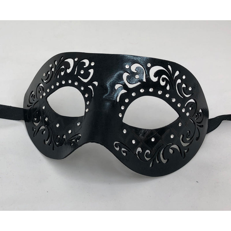 Black Mask (Leather w/stones)