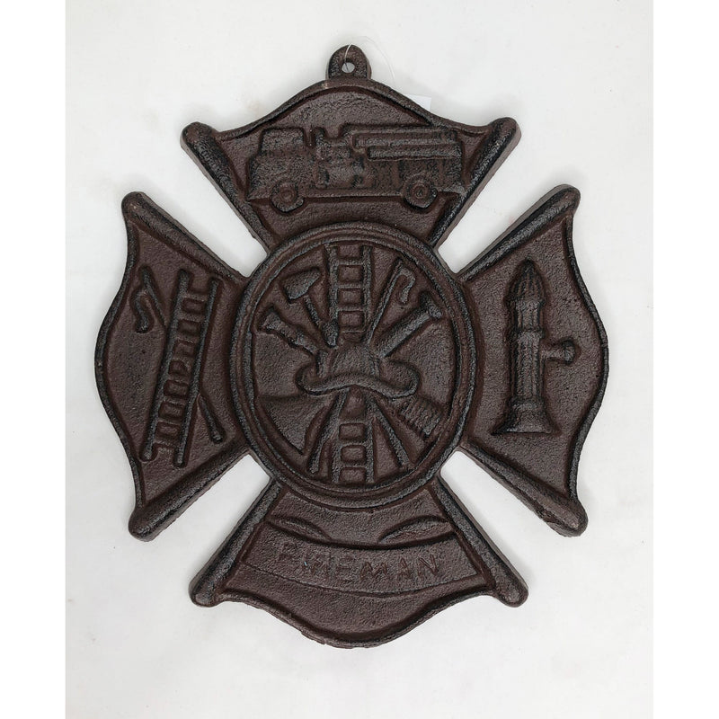 Fireman Plaque (cast iron)