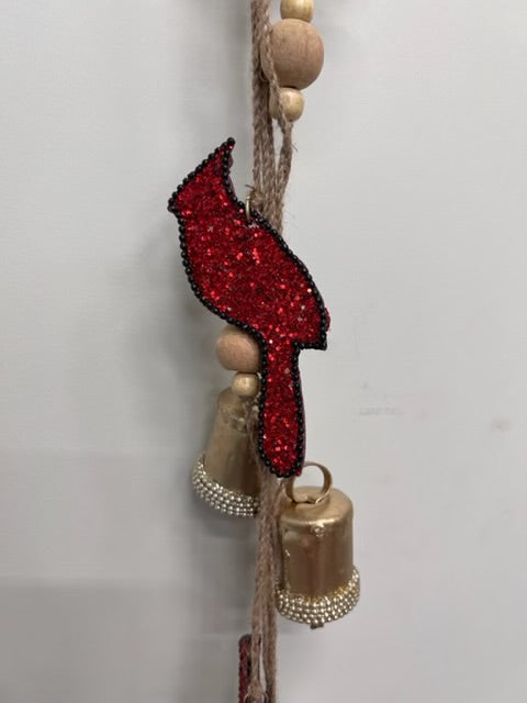 Cardinal and bell Wind Chime