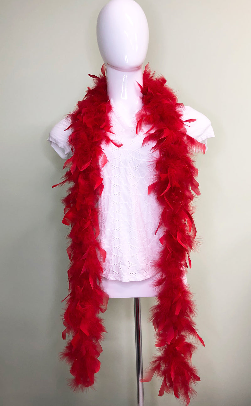 Feather Boa (Red)