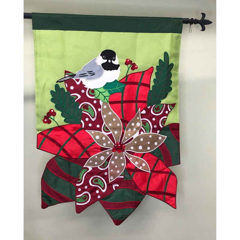 Christmas Flag (Poinsettia)