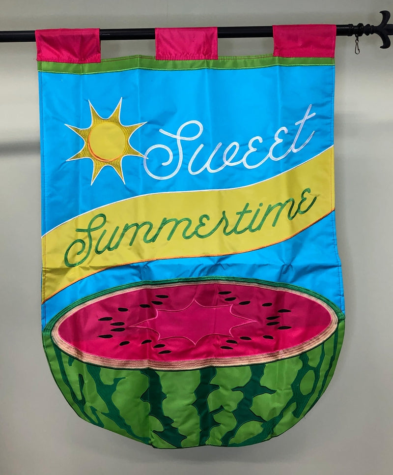 Sweet Summertime Watermelon Flag 29" x 42"