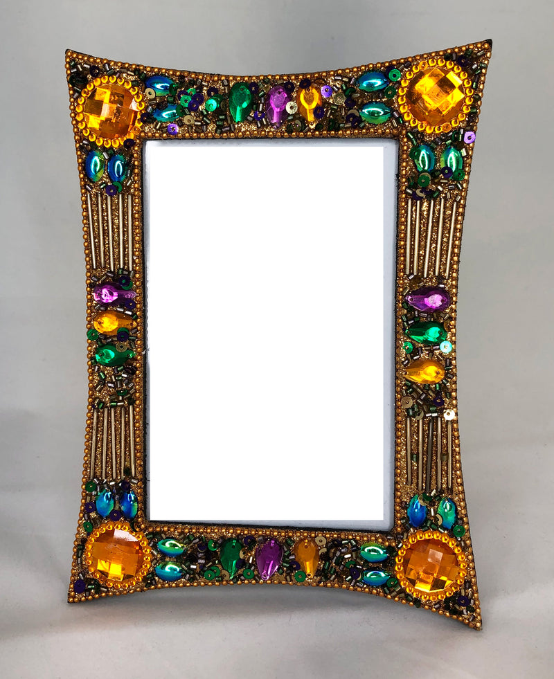 Mardi Gras Frame Jeweled (4X6 photo)