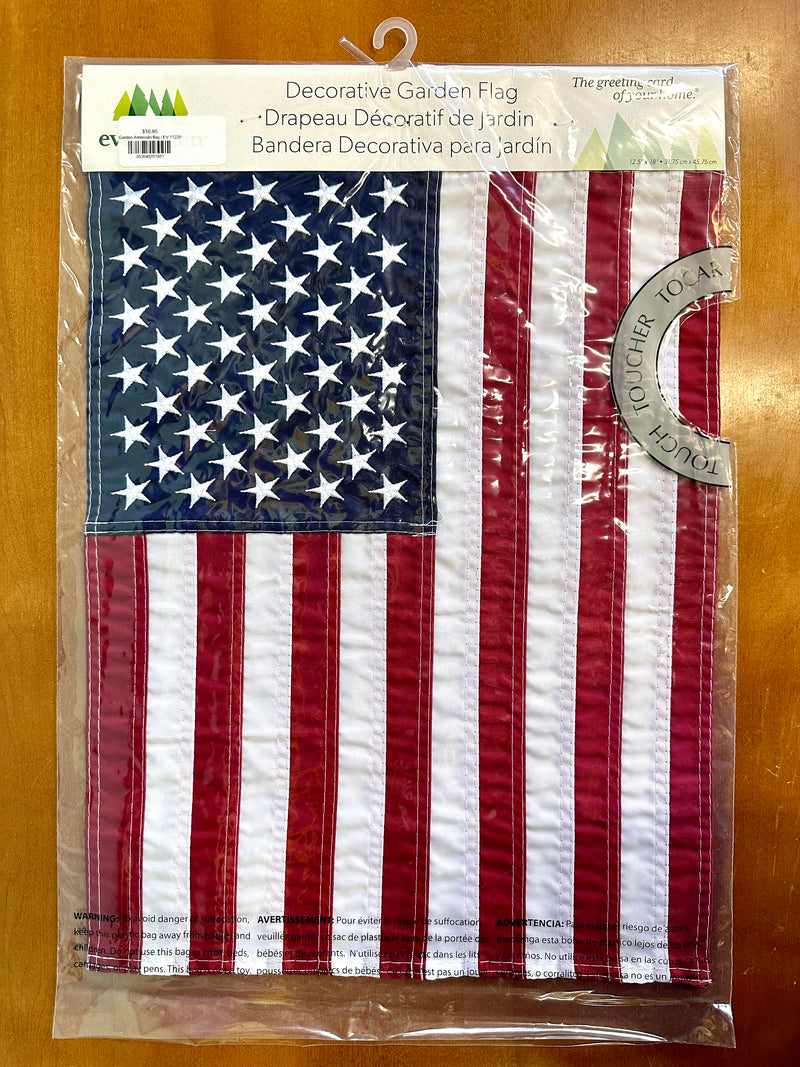 American Garden Flag 12.5" x 18"
