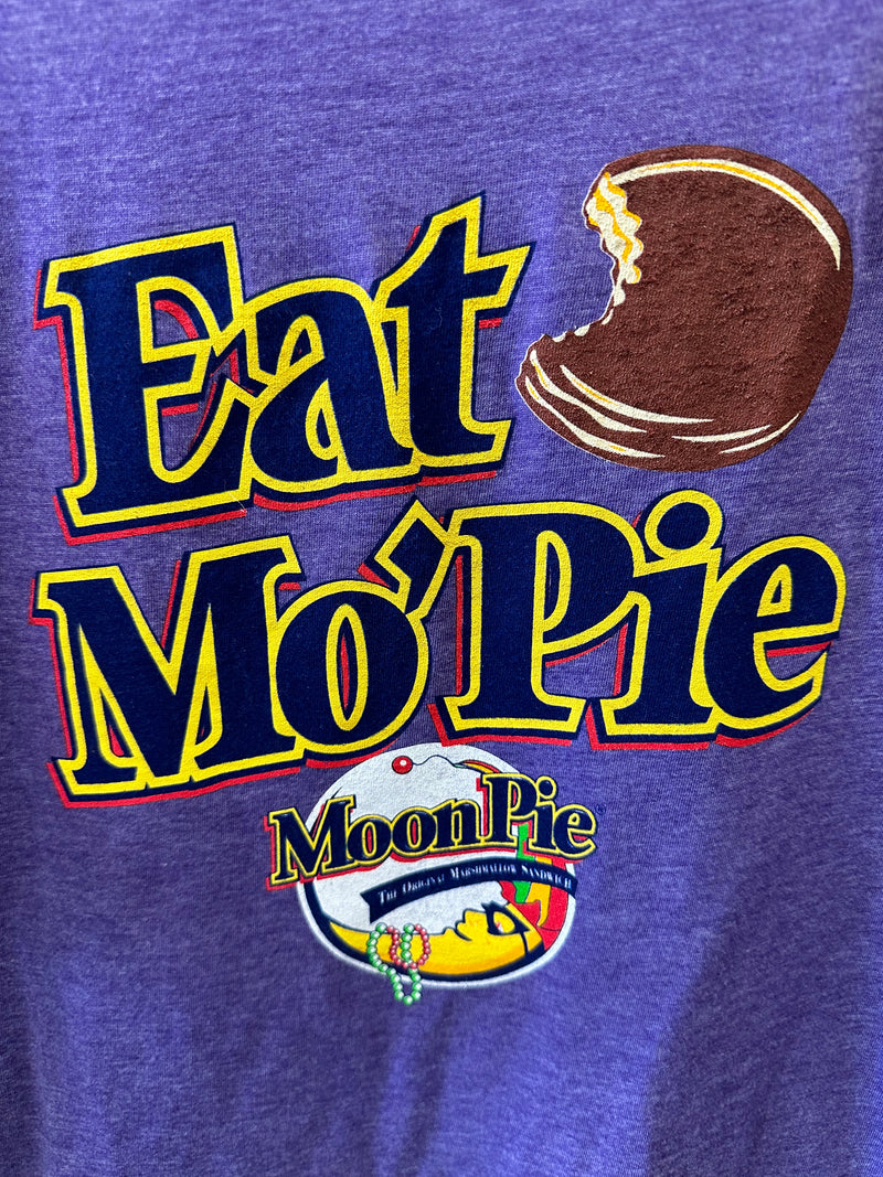 Eat Mo Pie Moon Pie Shirt - Heather Purple (Short Sleeve)