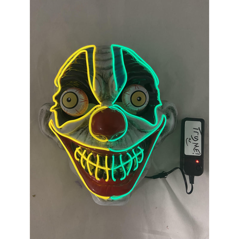 Light up clown mask