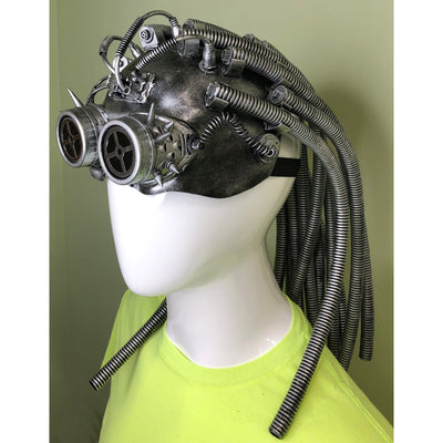 Steampunk Head Mask (w/dreadlocks)