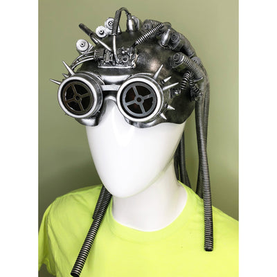 Steampunk Head Mask (w/dreadlocks)