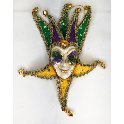Kurt Adler Carnival Mardi Gras Masks Glitter Holiday Ornaments Set of 2 -  Multi - Yahoo Shopping