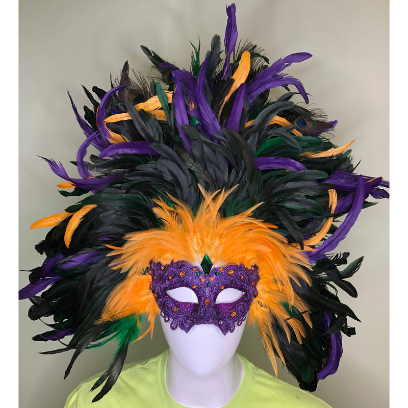 Giant Mardi Gras Mask/Headpiece