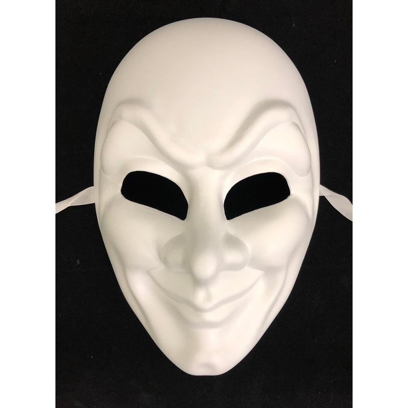 Full Face Blank White Mask