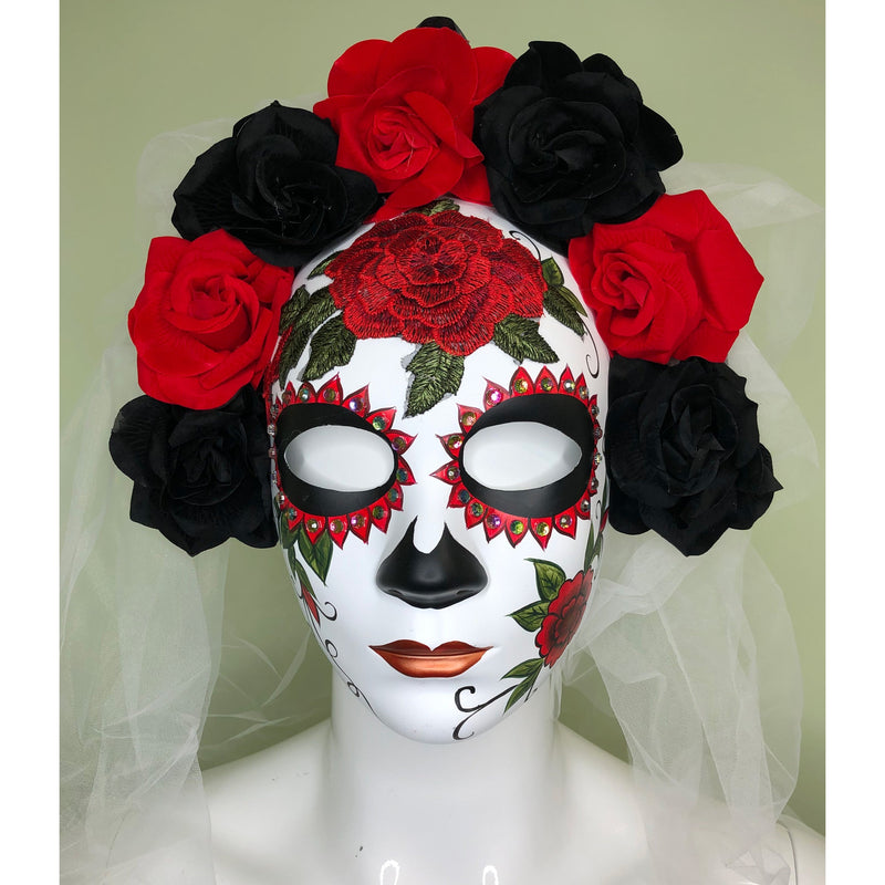 Day of the Dead mask (flowers)