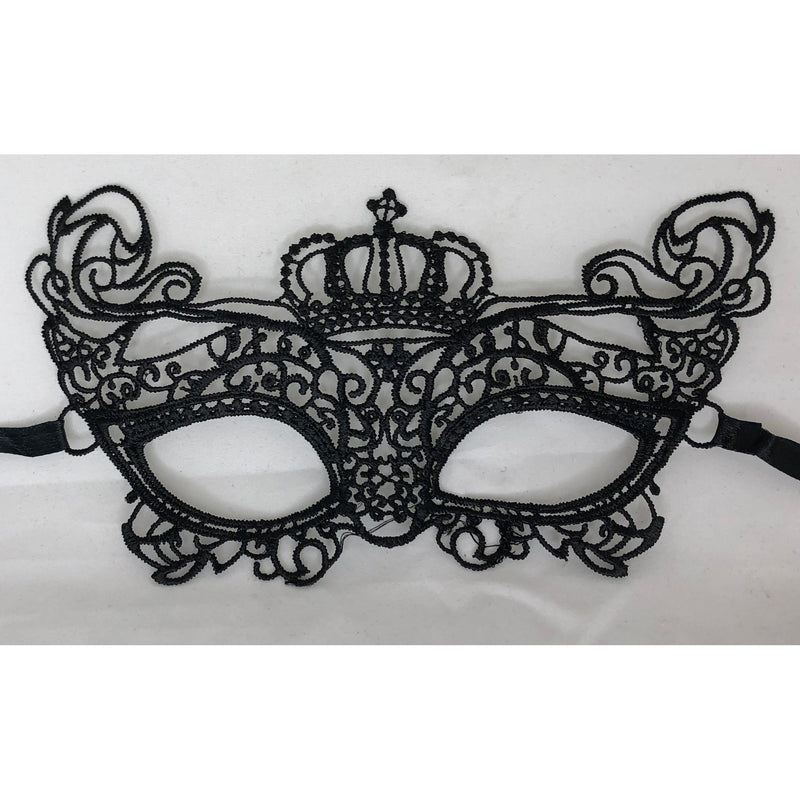 Black Mask (Lace/Crown)