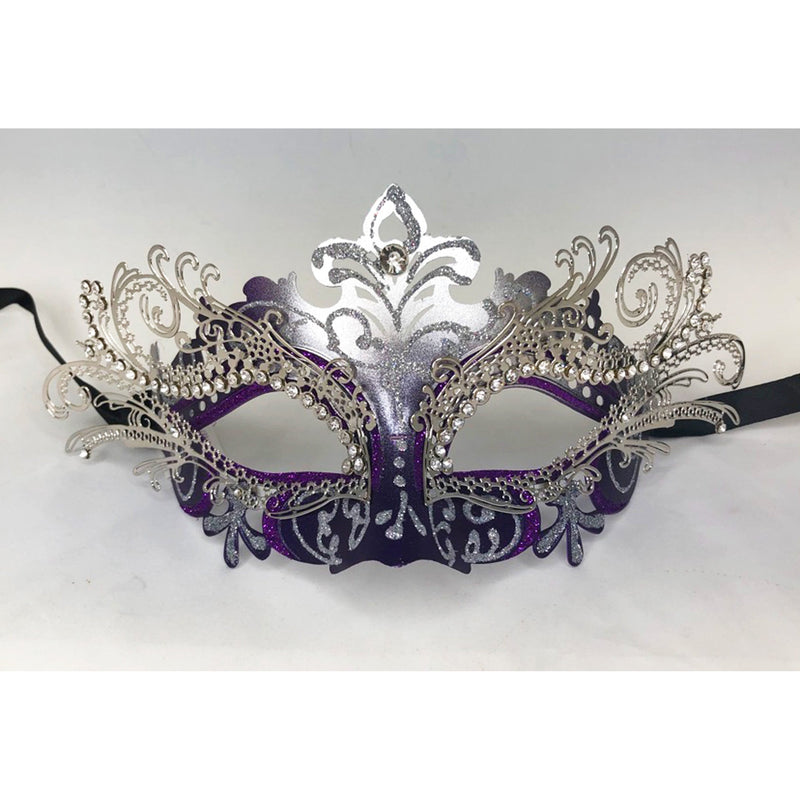 Mask silver/purple with metal