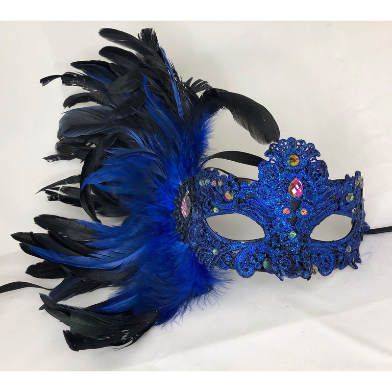 Mask Blue (side feathers)