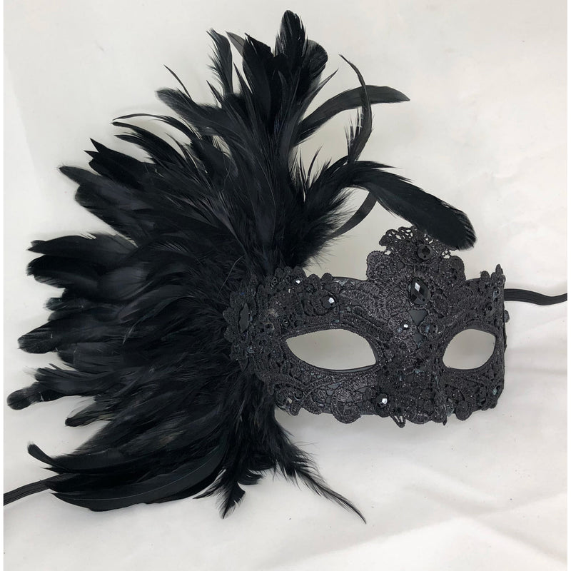 Mask Black (side feathers)