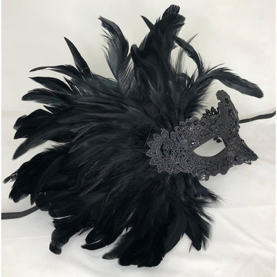 Mask Black (side feathers)