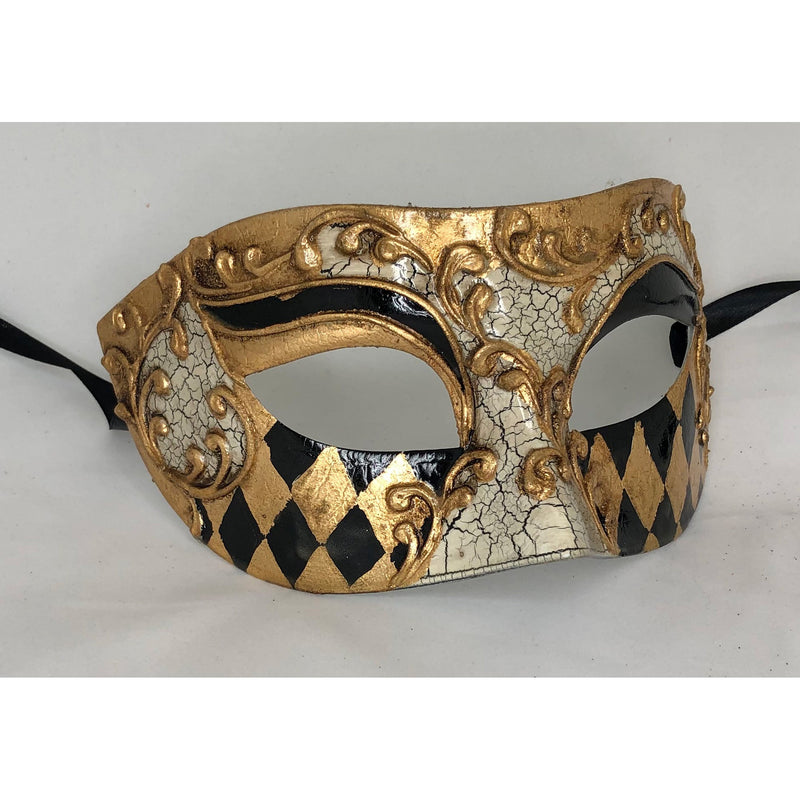 Mask (Harlequin Black/Gold)