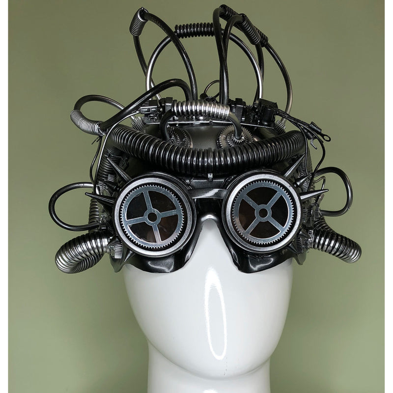 Steampunk Mask (silver helmet)