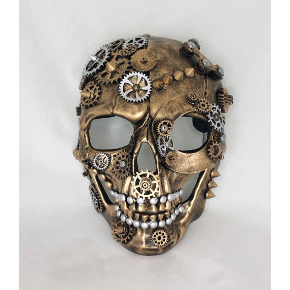 Mask Steampunk (Gold Skull)