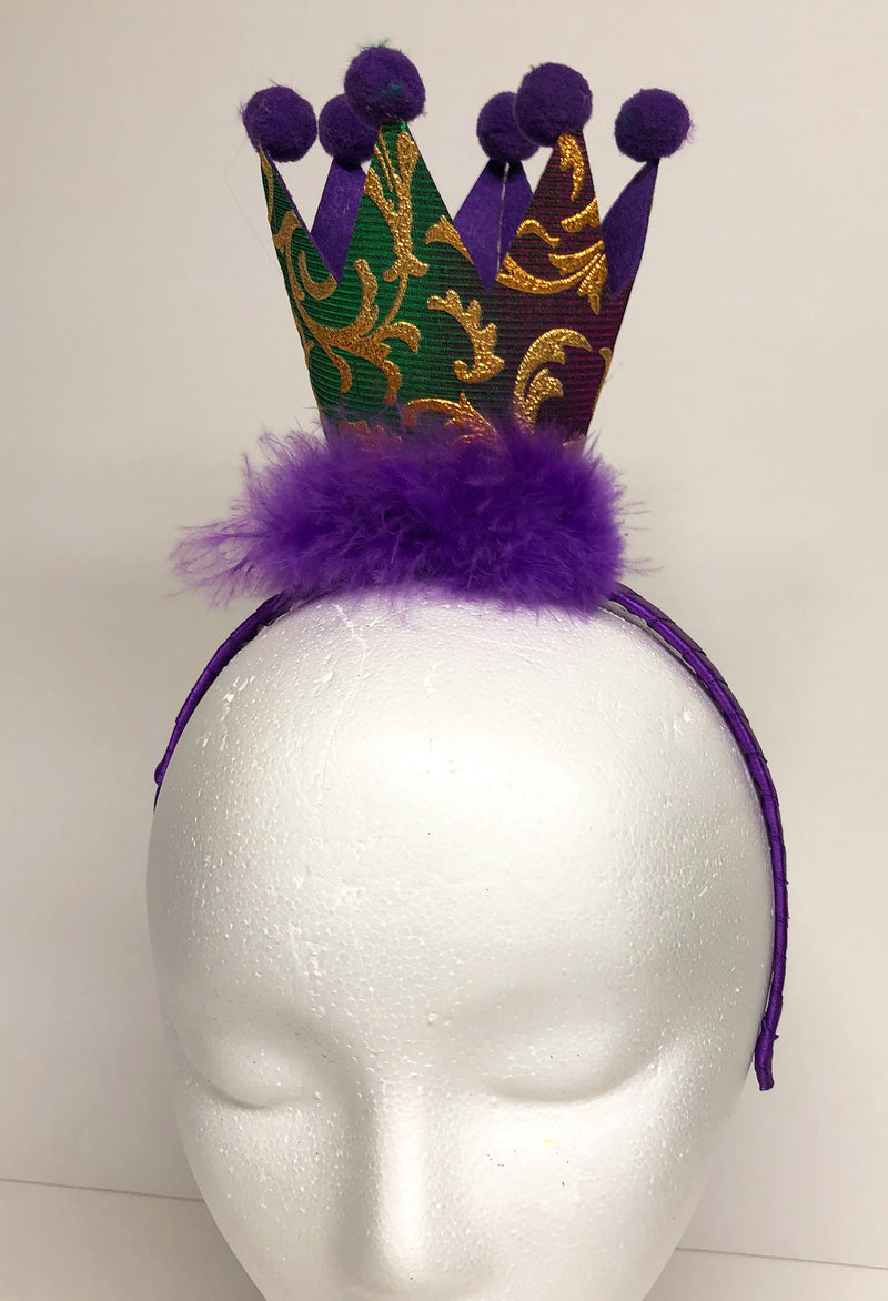 Mardi Gras Crown Headband