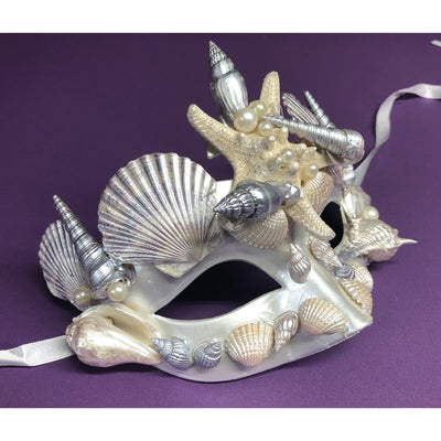 Seashell Mask (Pearl White)